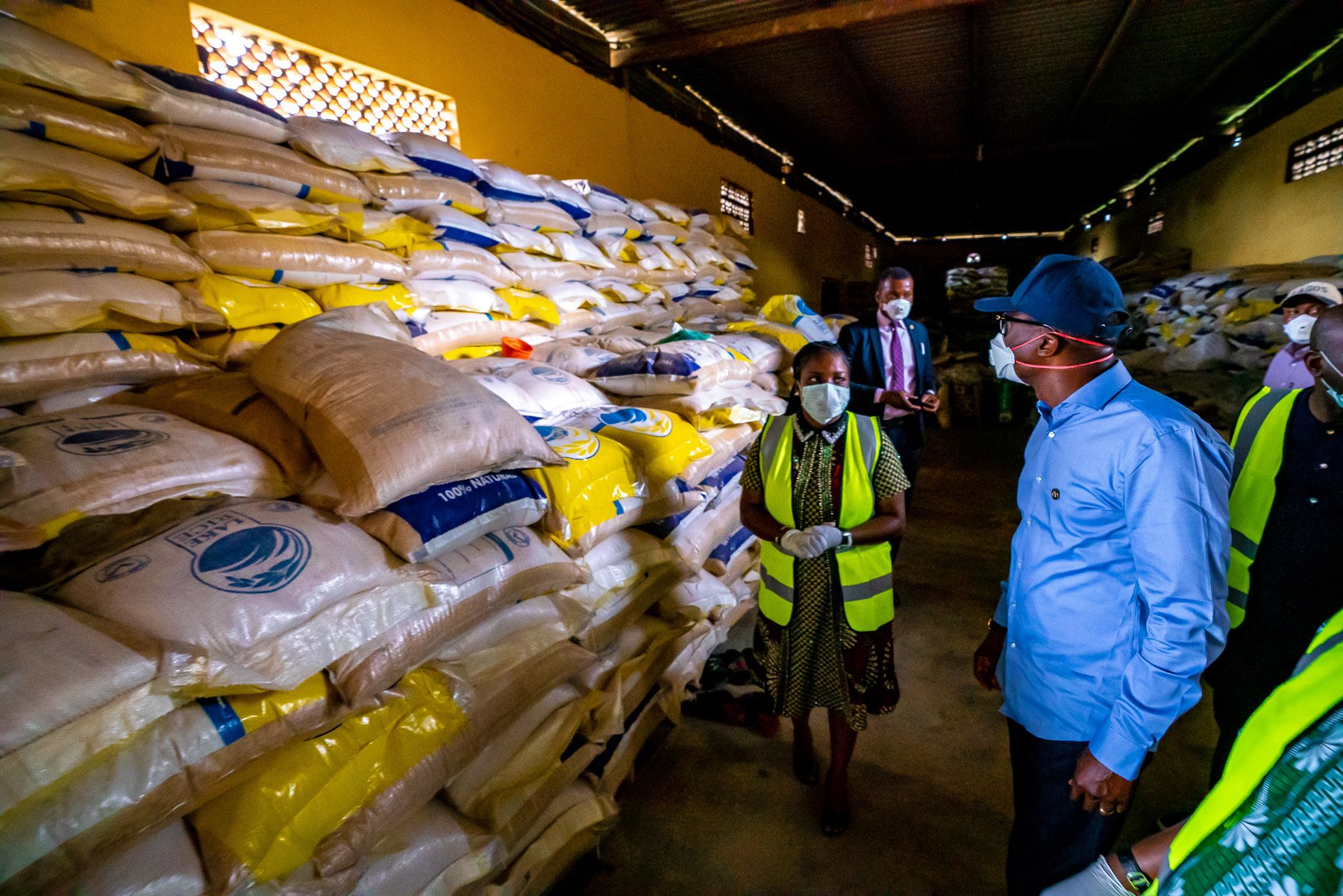 Lagos state government sharing food aids