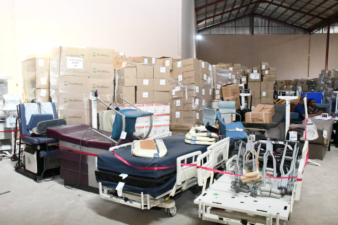 Emeka Offor Foundation Donates Medical Equipments, Books To Hospitals And Schools