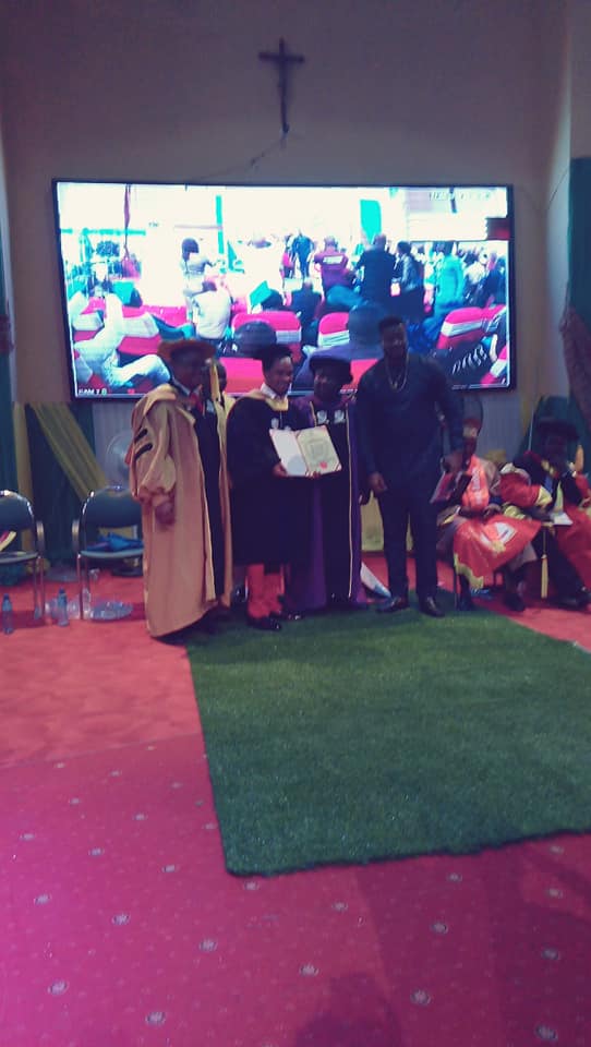 Odumeje bags a doctorate from Uturu University 