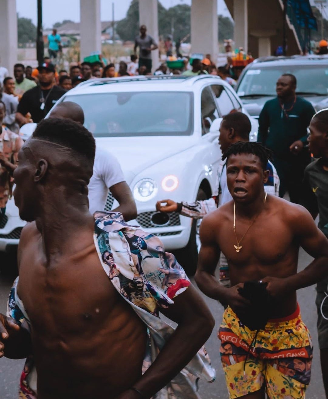 Davido at Oshodi 