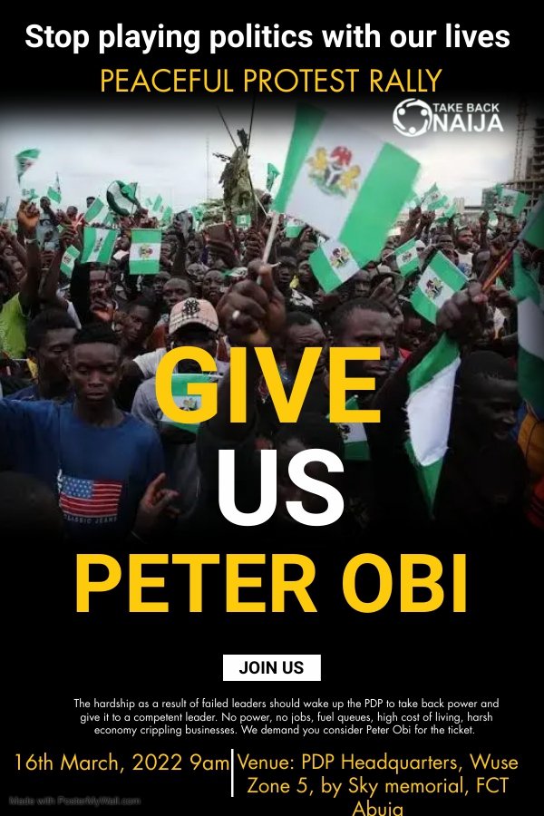 Peter Obi youth protest 