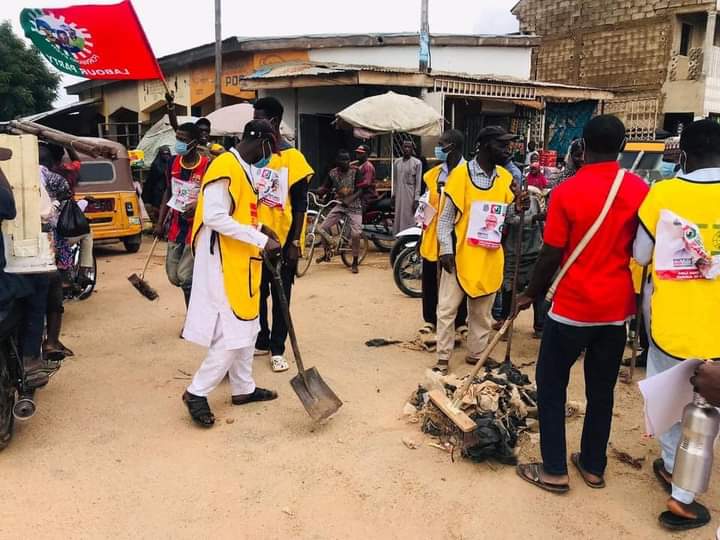 Peter obi Support groups and OBIdients in Katsina for environmental sanitation