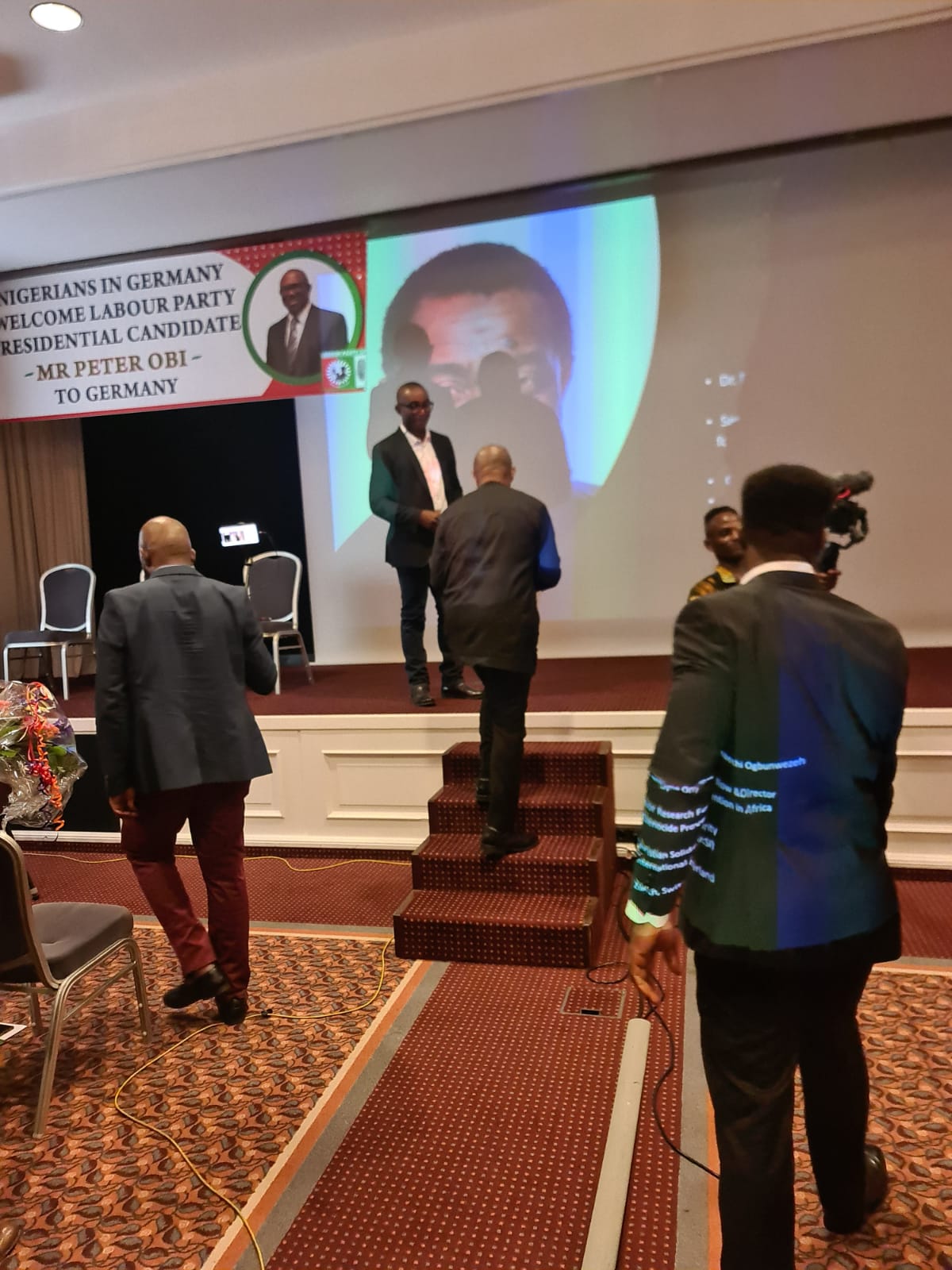 Peter Obi in Frankfurt, Germany 