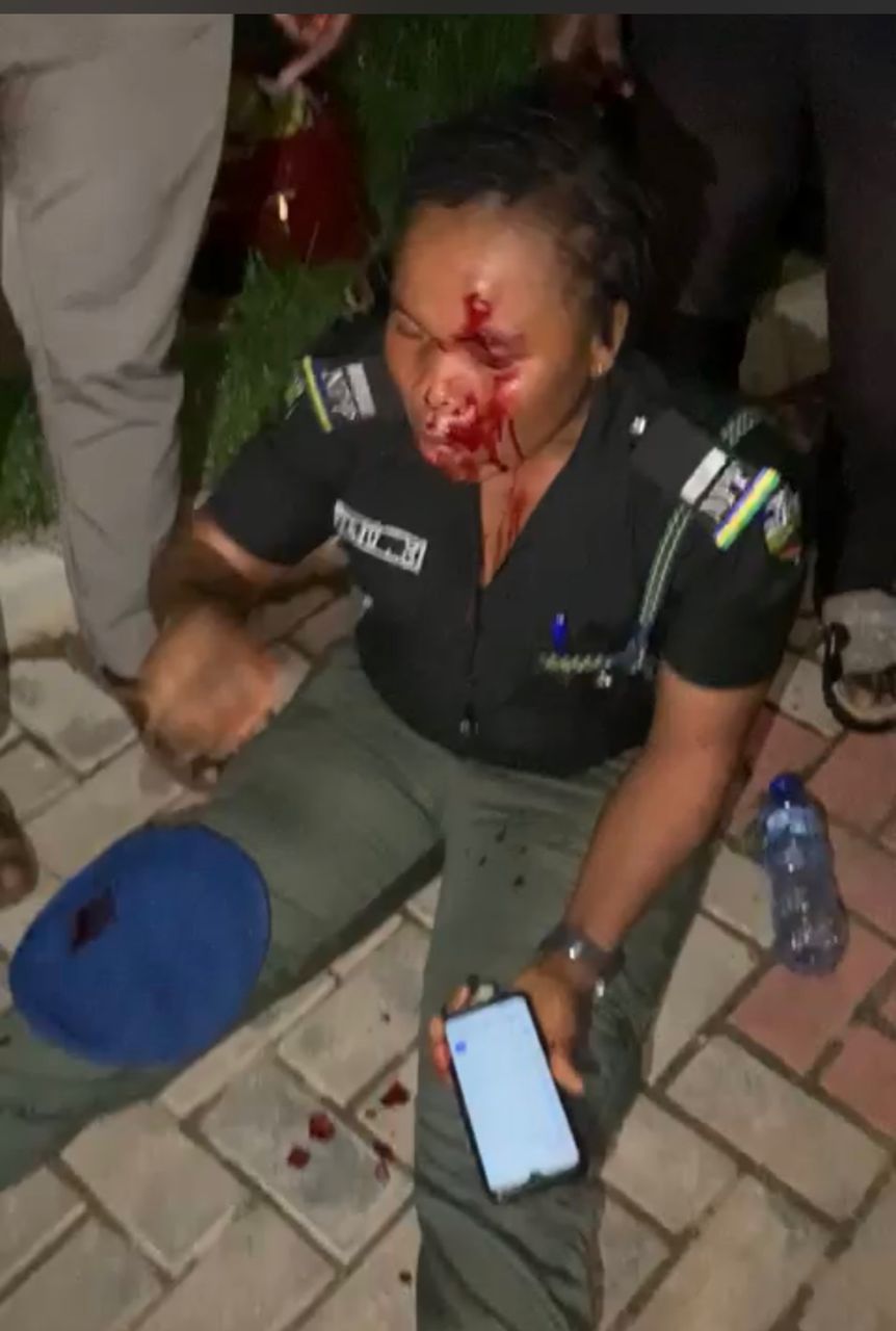Police Orderly brutalized by Prof. Dike Zainab