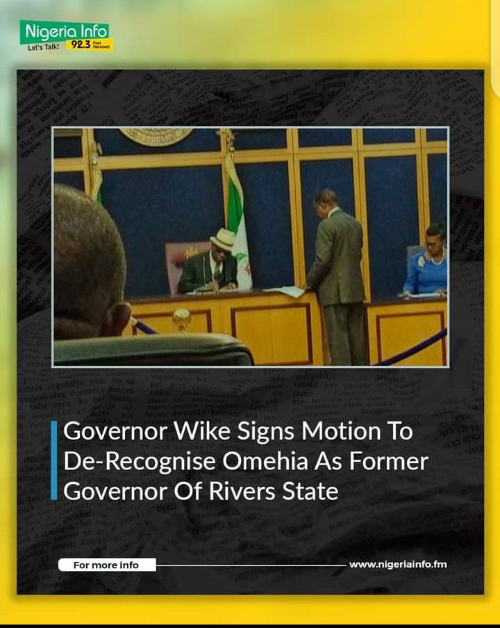 Wike and Omehia 