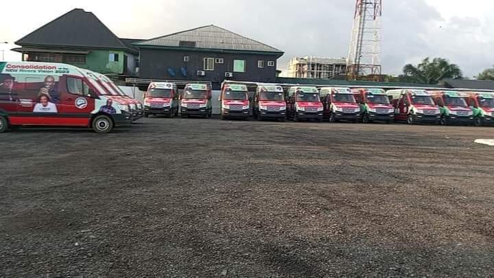 River state PDP campaign buses