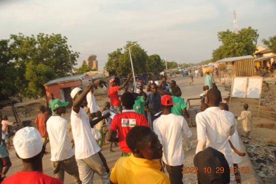 Peter Obi supporters in Gombe state