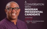 Peter obi in Harvard business school for Campaign