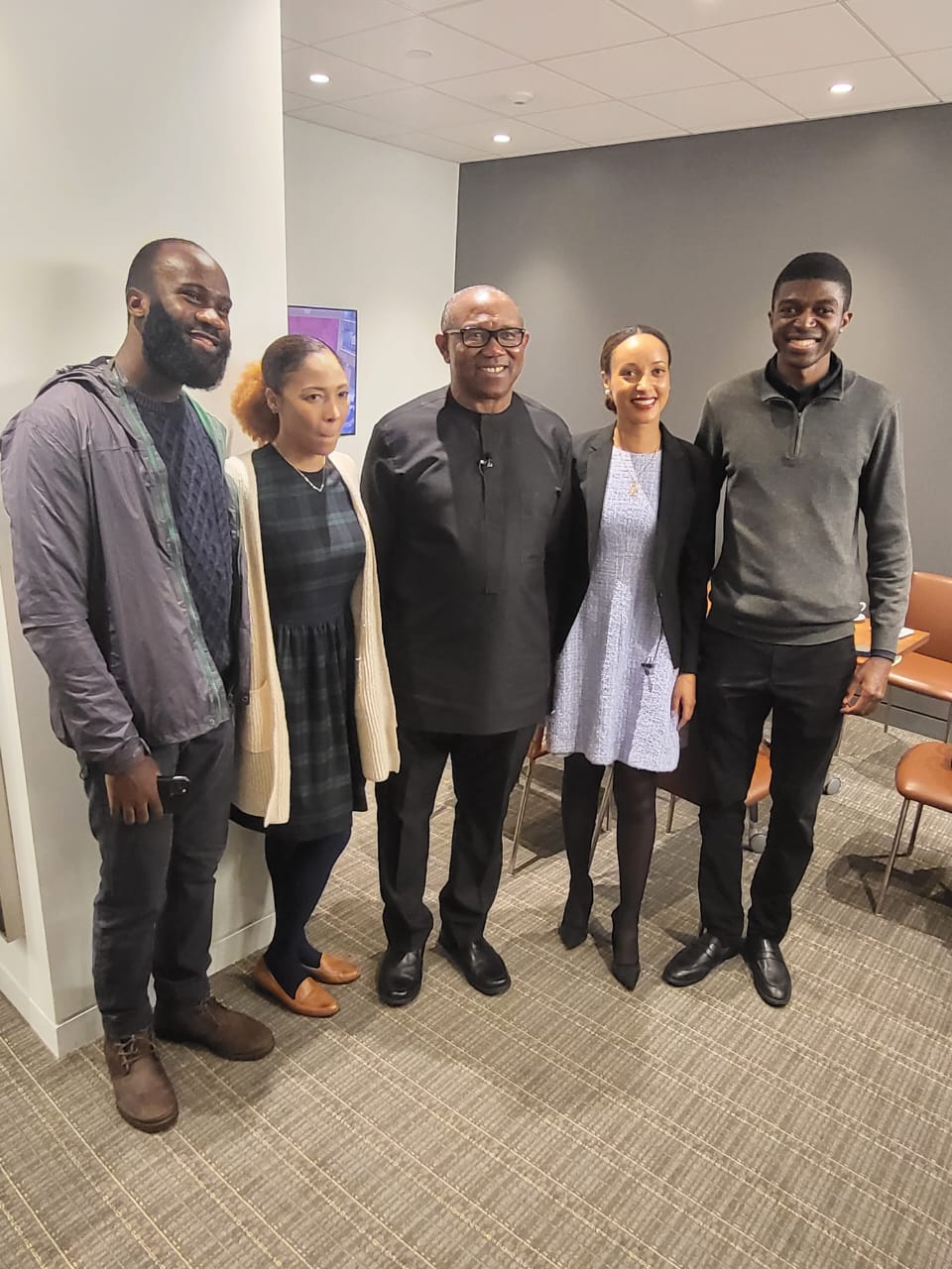 Peter Obi in Harvard University 