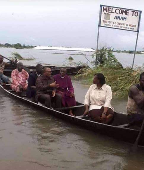 Peter Obi and flood in 2012