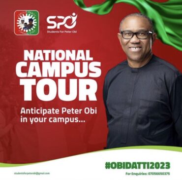 Peter Obi storms campuses