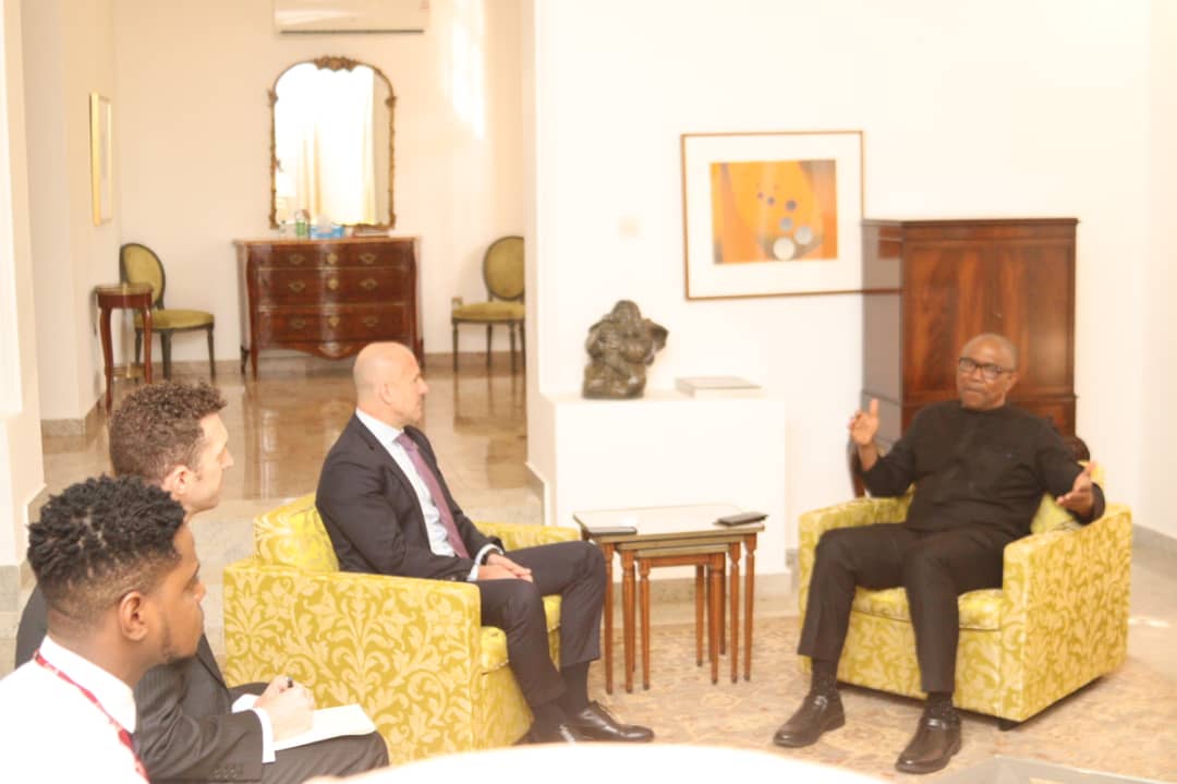 Peter Obi meets Canada high Commissioner 