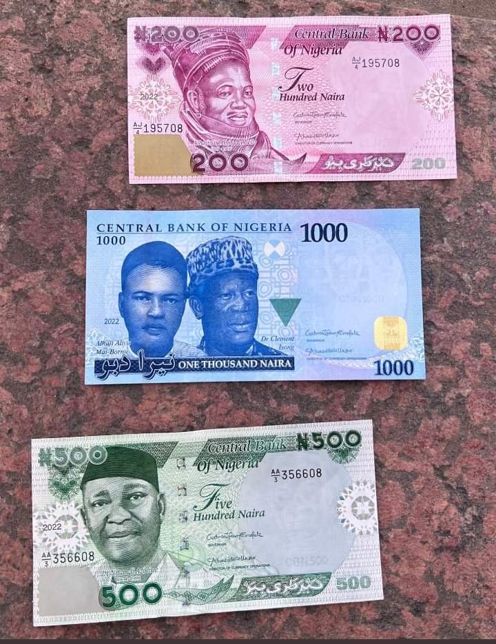 New Naira notes 