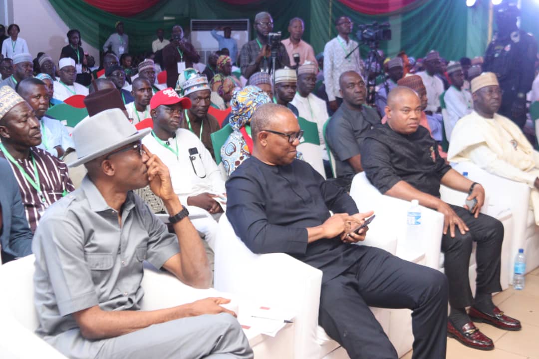 Peter obi with North East supporters 