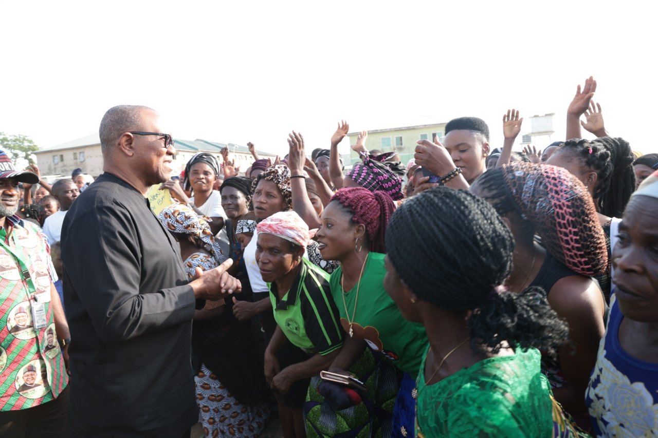 Peter Obi spending Christmas with the IDP in Benue 