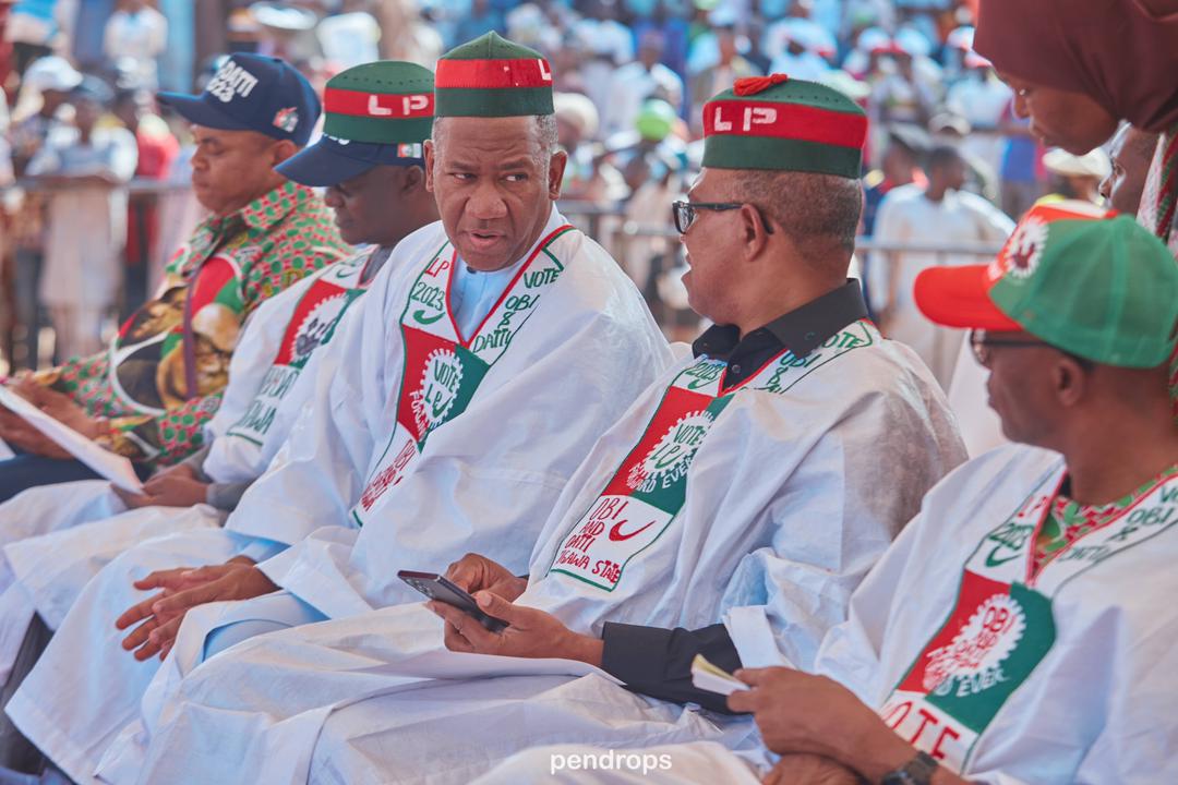 Peter Obi and Yusuf Datti-Babba Ahmed in Jigawa 