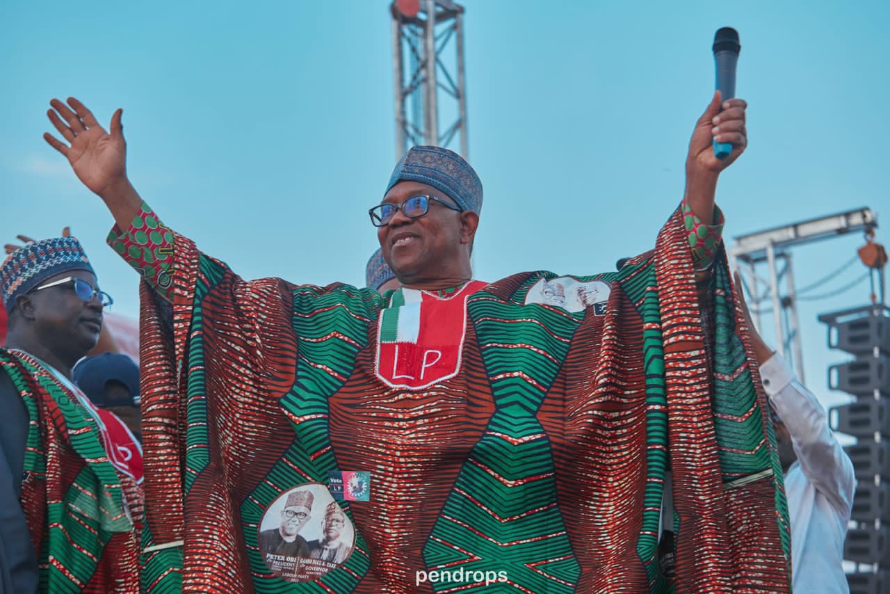 Peter Obi and campaign team in Kebbi 