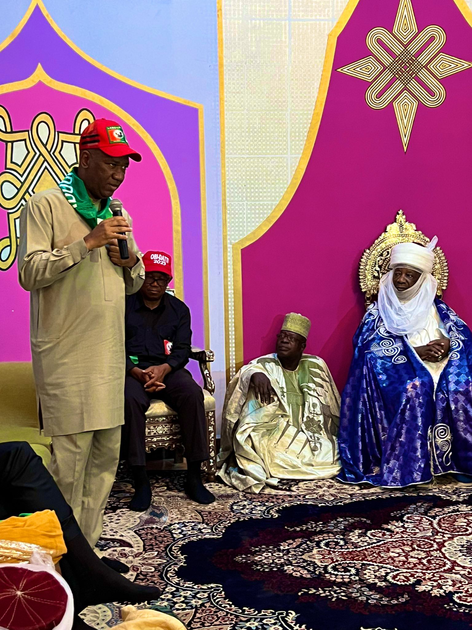 Peter Obi and Yusuf Datti-Babba Ahmed visits Emir of Ilorin 