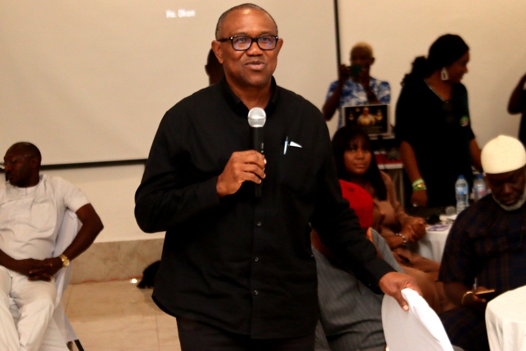 Peter Obi with the Labour party Senators and House of Representatives elect members 