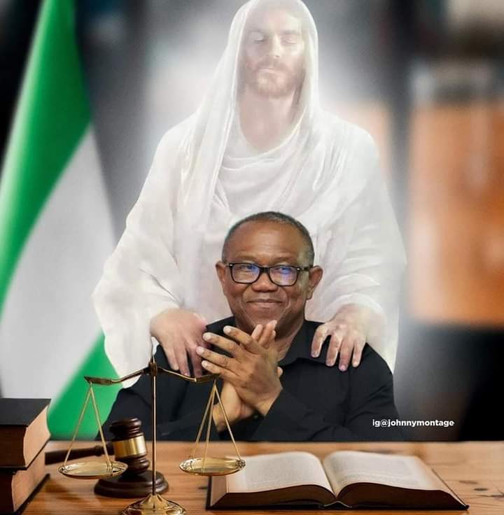 Peter Obi of the Labour party smiling at an event