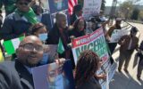 Nigerians protest at White house