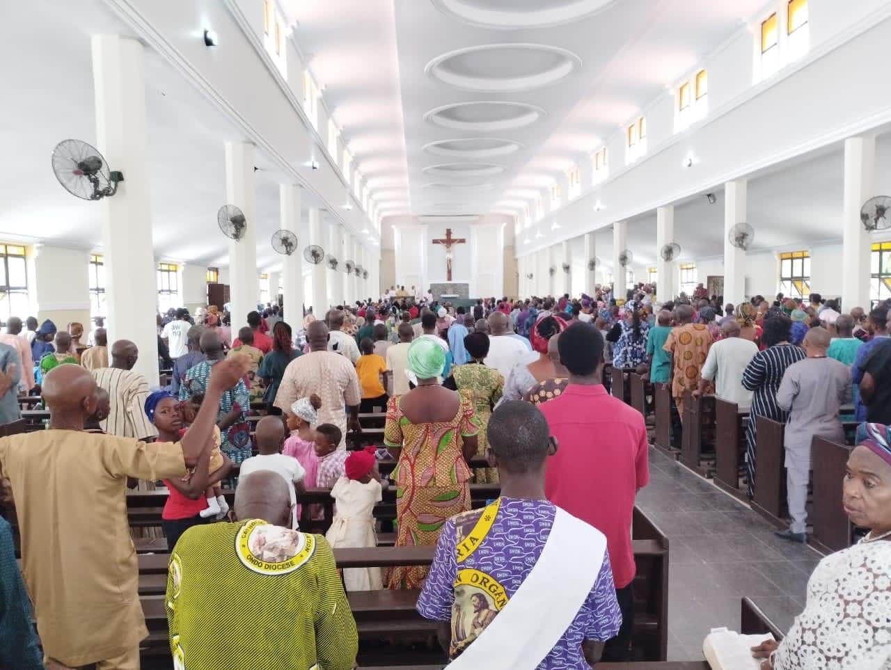 Owo catholic church reopens after 10 months 