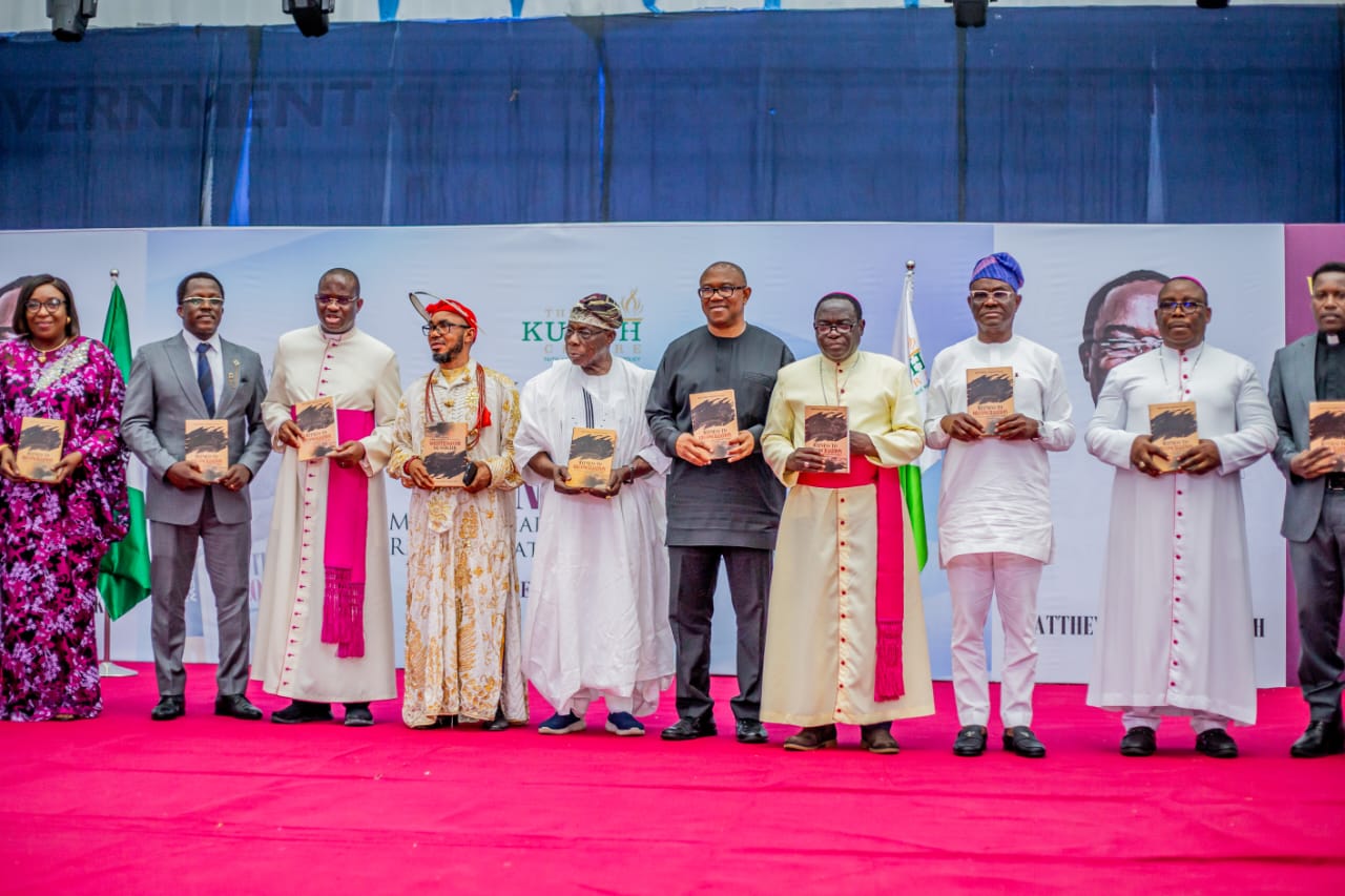 Peter Obi in Rivers for Bishop Kukah's Book Presentation 