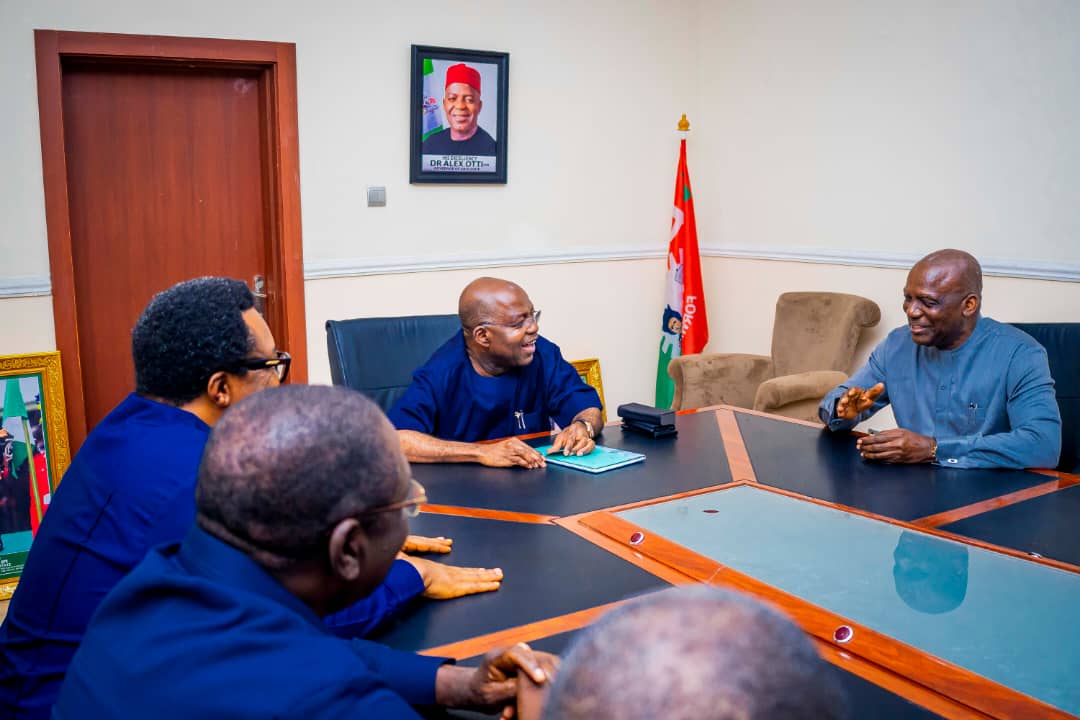 Alex Otti and Prof. Bath Nnaji 