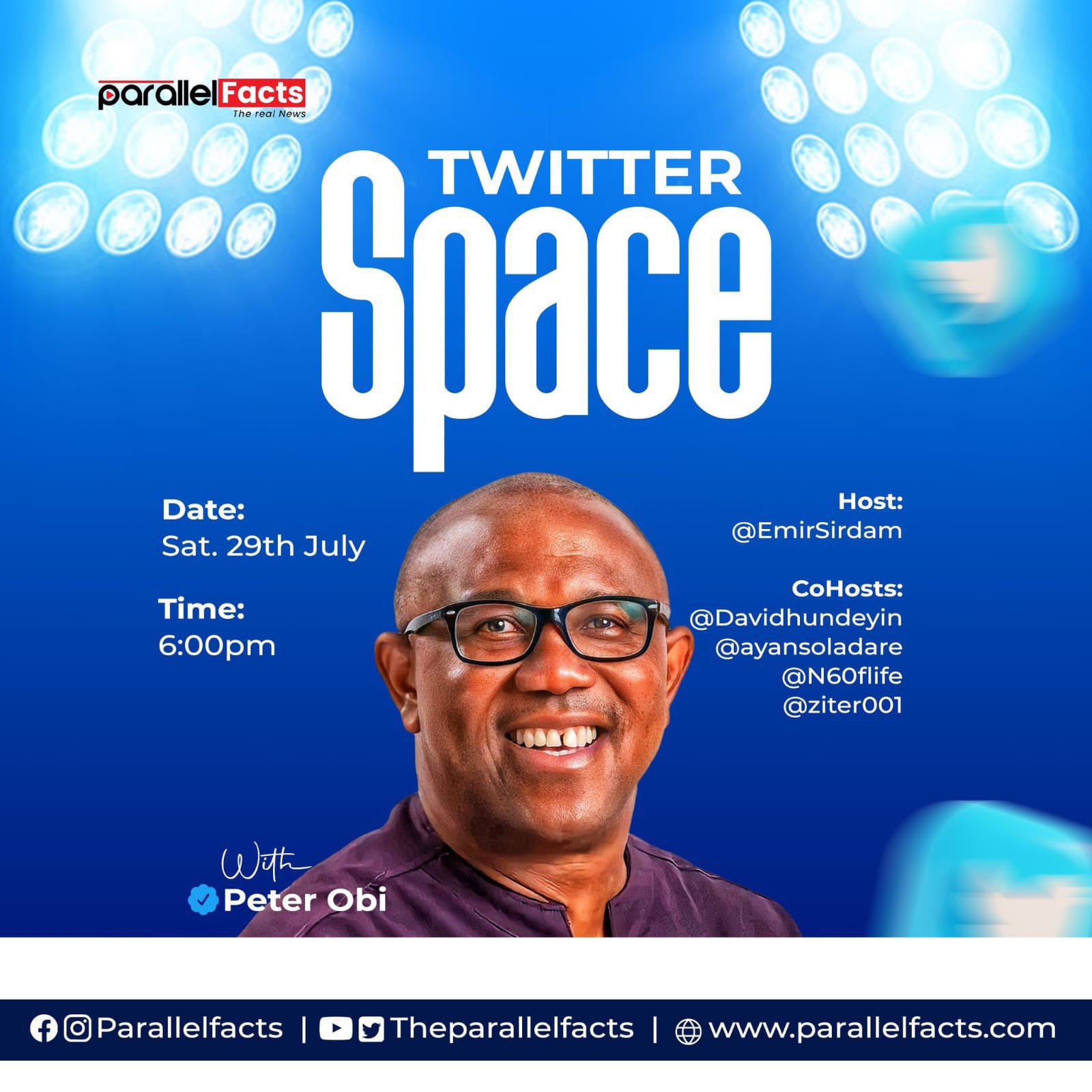 Parallelfacts Obidient space by Peter Obi 