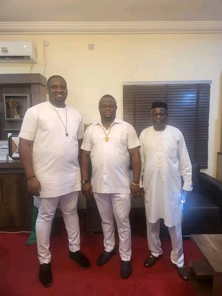 Pius Okoye Visits APGA National Chairman 