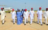 Uche Ekwunife, Hope Uzodimma at Okwadike's burial