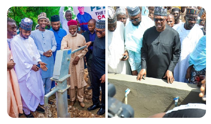 Peter Obi's water project in the North 