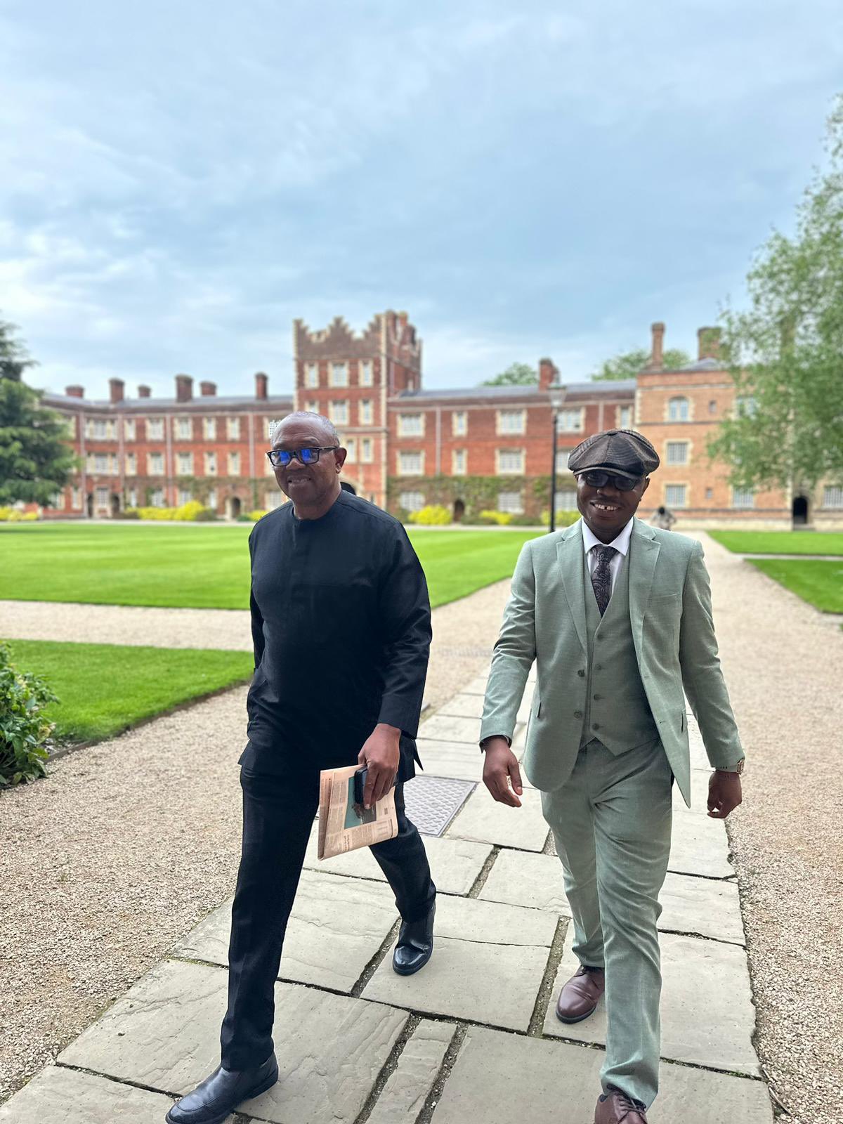 Peter Obi Live In Cambridge, preaching The Gospel of Emancipation ...