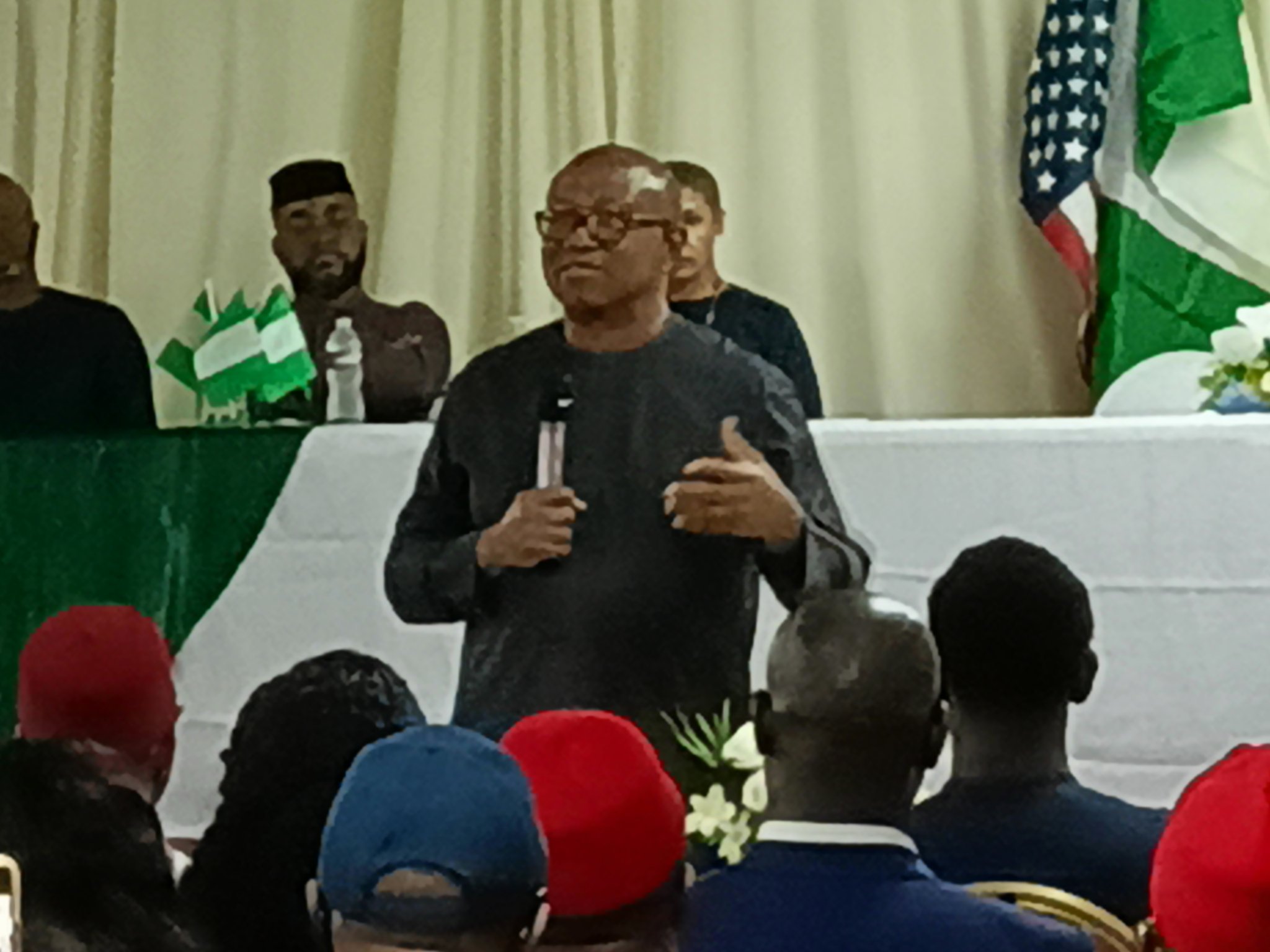 Peter Obi in Texas, Dallas 