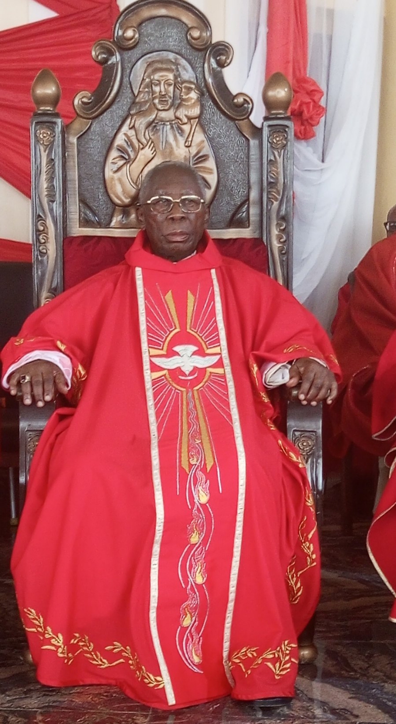 Cardinal Francis Arinze at Chukwuemeka Chukwuemeka Odumegwu Ojukwu University, Igbariam Campus, Anambra State 