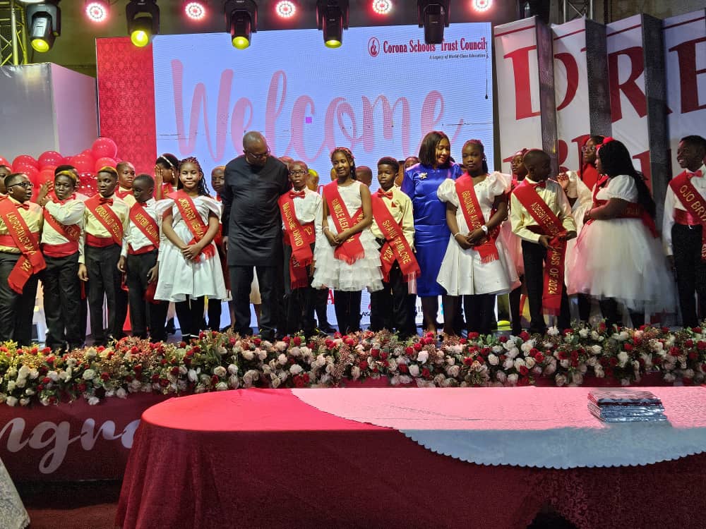 Peter Obi at corona school Gbagada, lagos