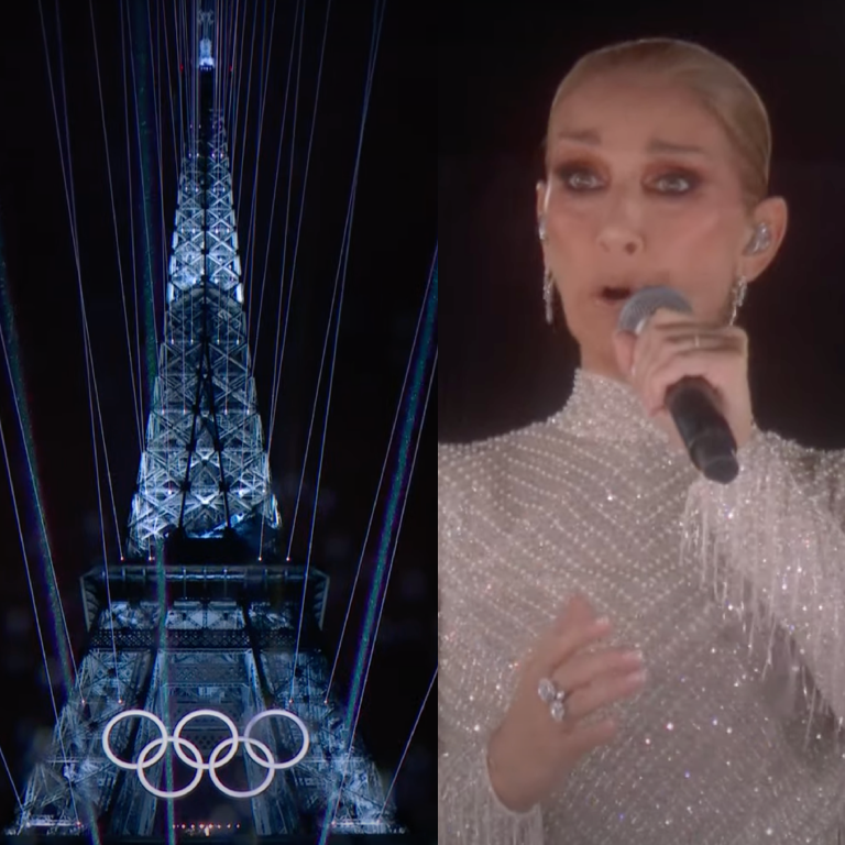 Celine Dion performance at Paris 2024 Olympics 