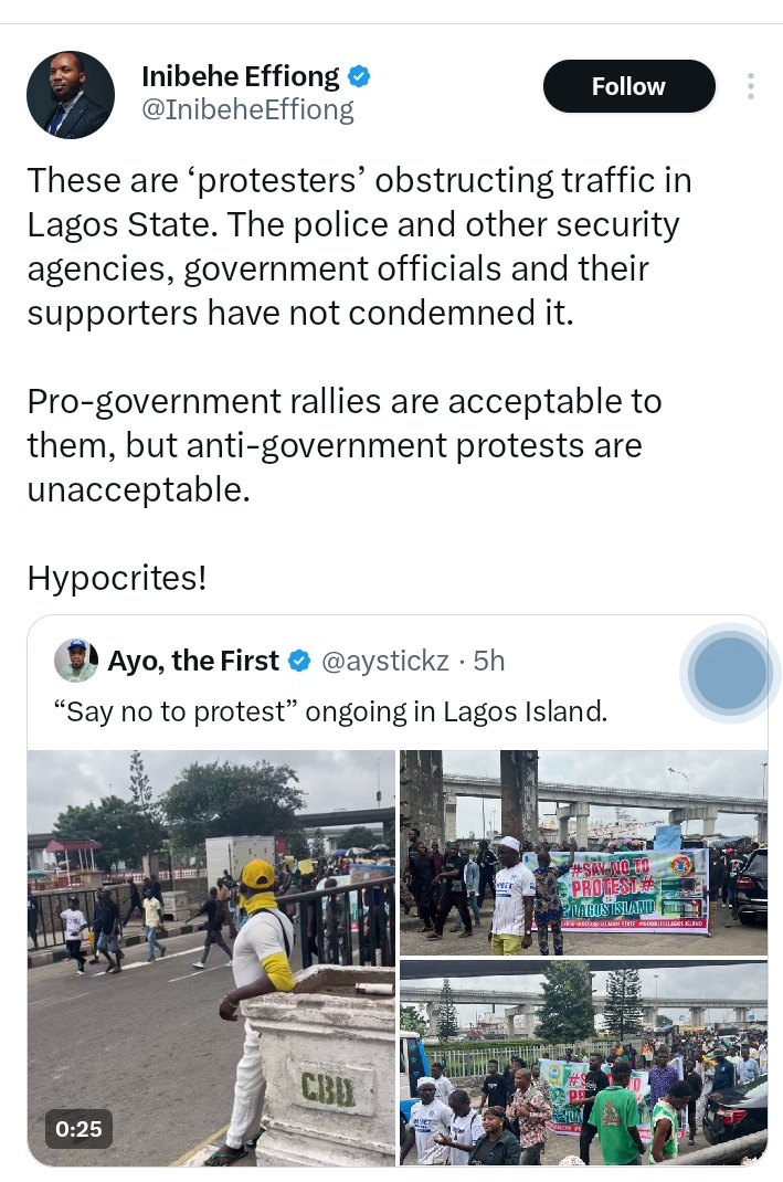 Anti protest in Lagos 