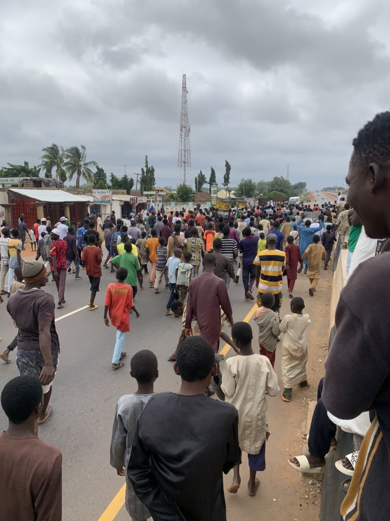 Kids protesting in the North 