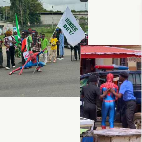 Spider man got arrested