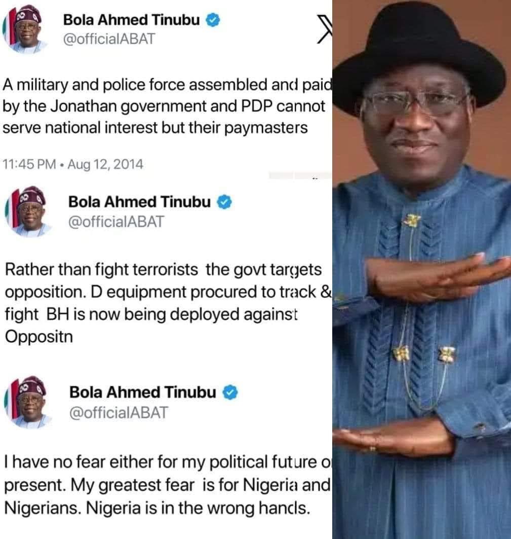 Tinubu insulting Jonathan in 2013