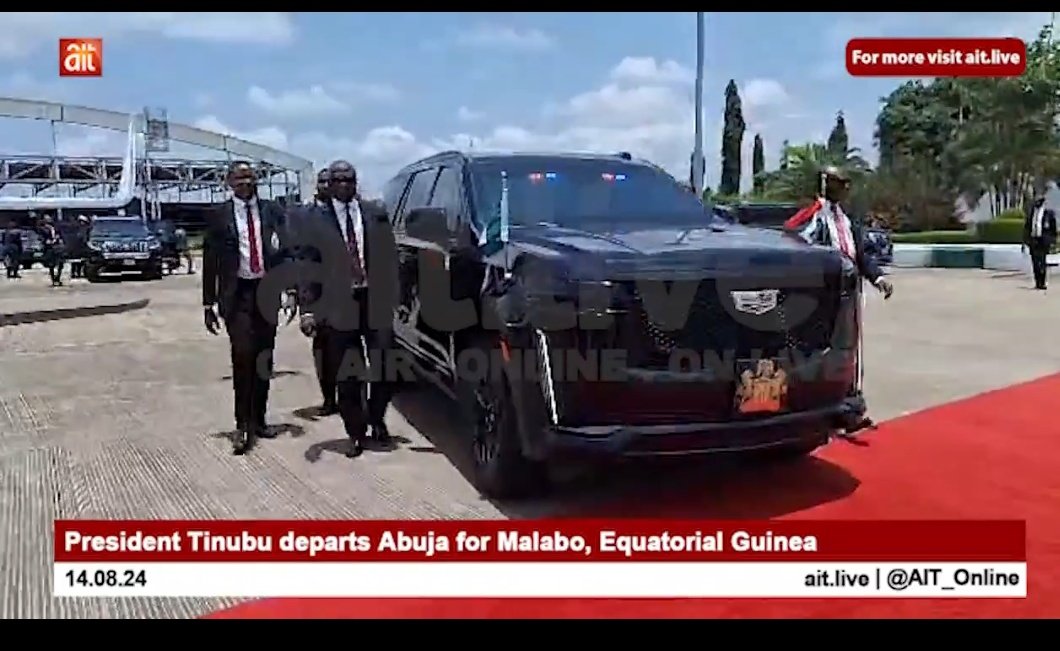 Bola Tinubu changes Presidential car 