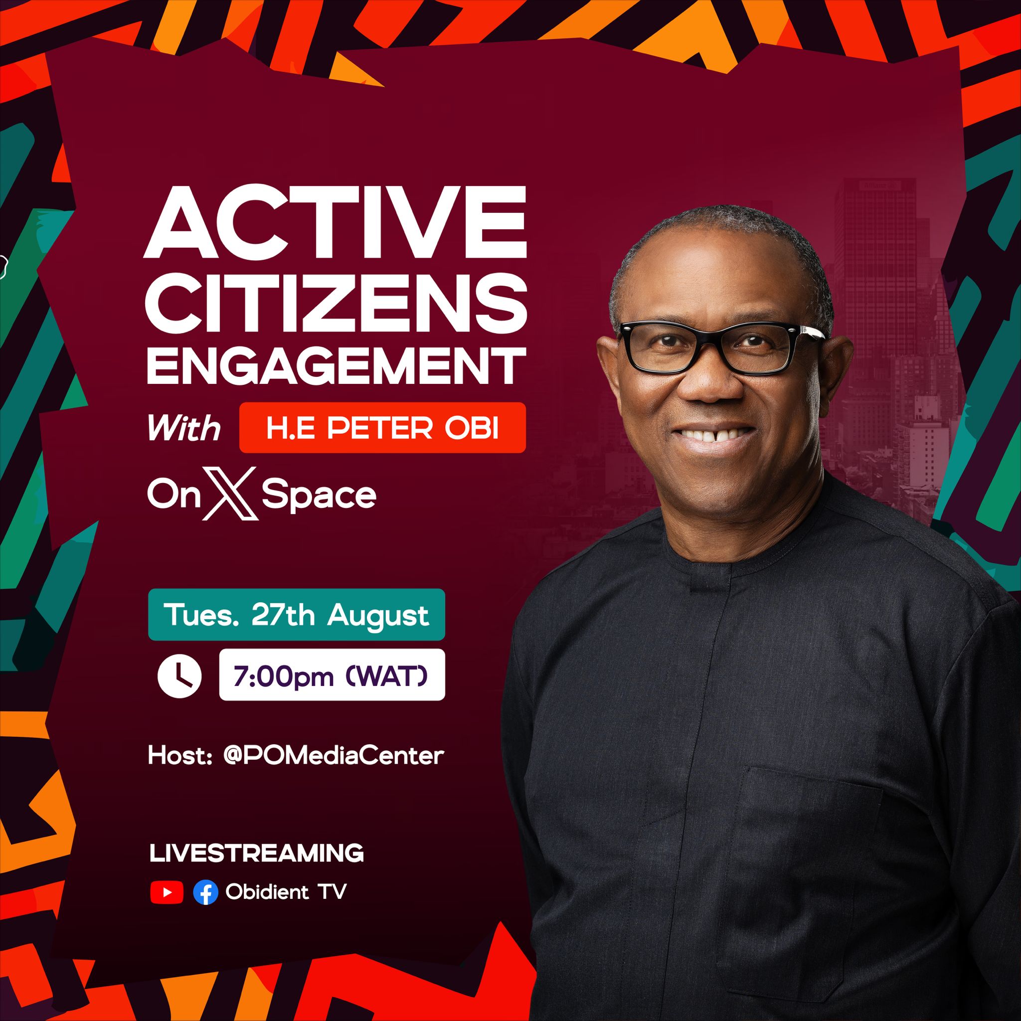 Peter Obi on Twitter space