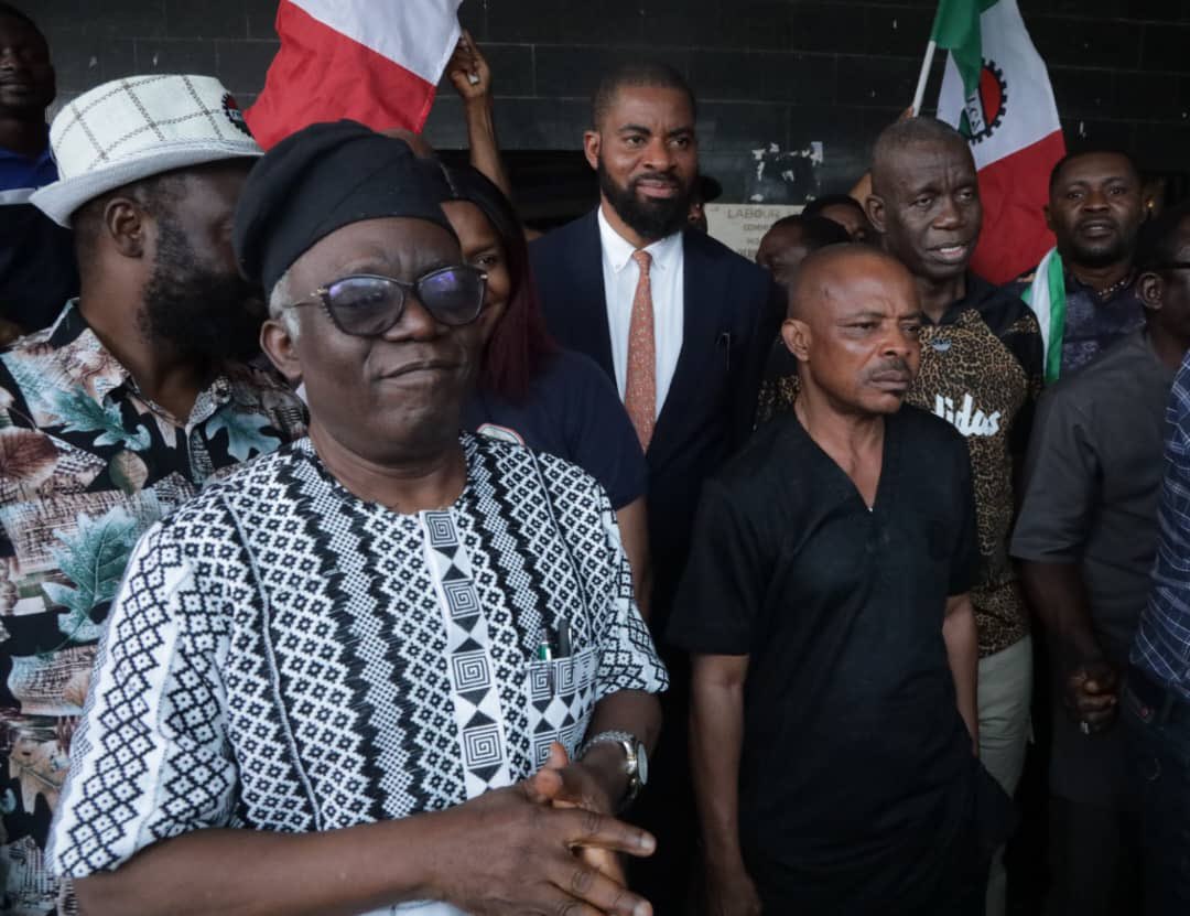 Femi Falana and Joe Ajaero 