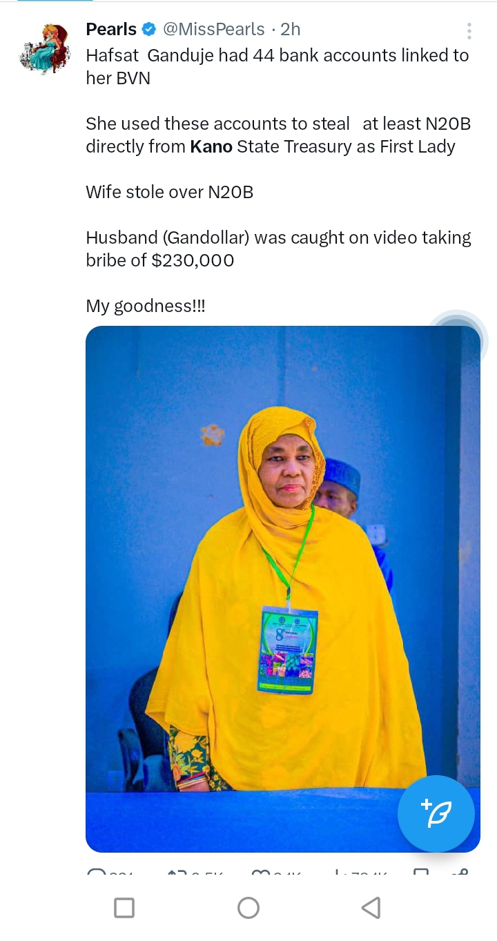 Ganduje wife vs Dan Bello 