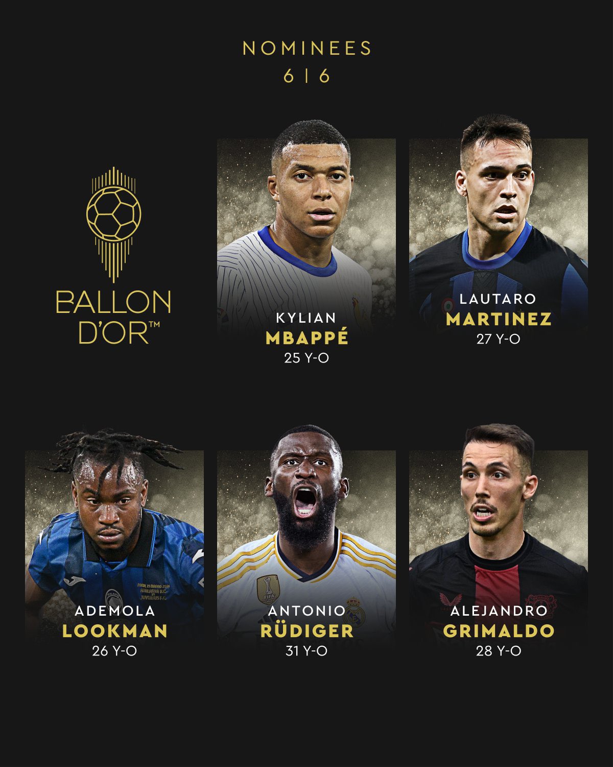 2024 Ballon D'or full list