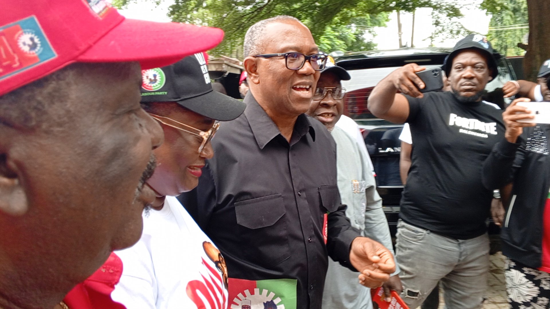 Peter Obi at Edo for Olumide Akpata 