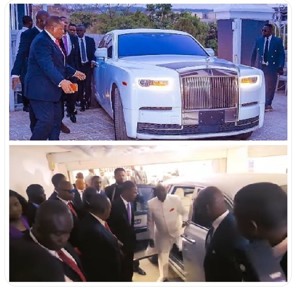 David Oyedepo Rolls Royce on birthday 