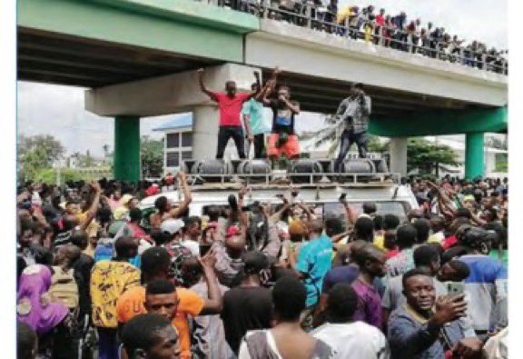 Protest at ikeja