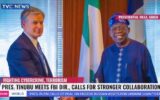 Tinubu and FBI chief Christopher Wray